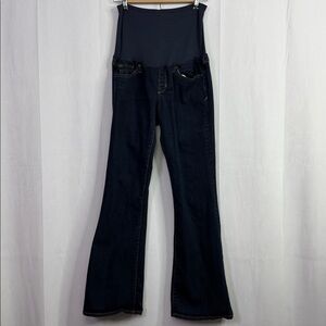 GAP Maternity 1969 Sexy Boot Denim Stretch Full Waist Band Jeans Size 30/10R